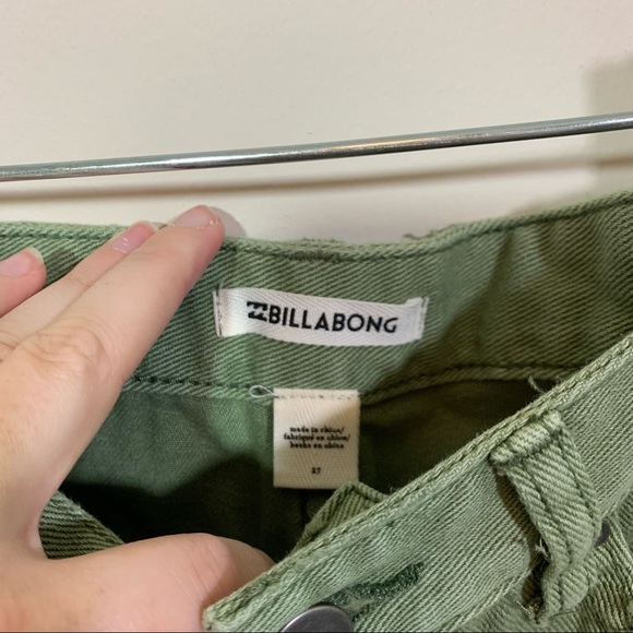 Billabong Button Fly High Waist Shorts - Picture 4 of 8